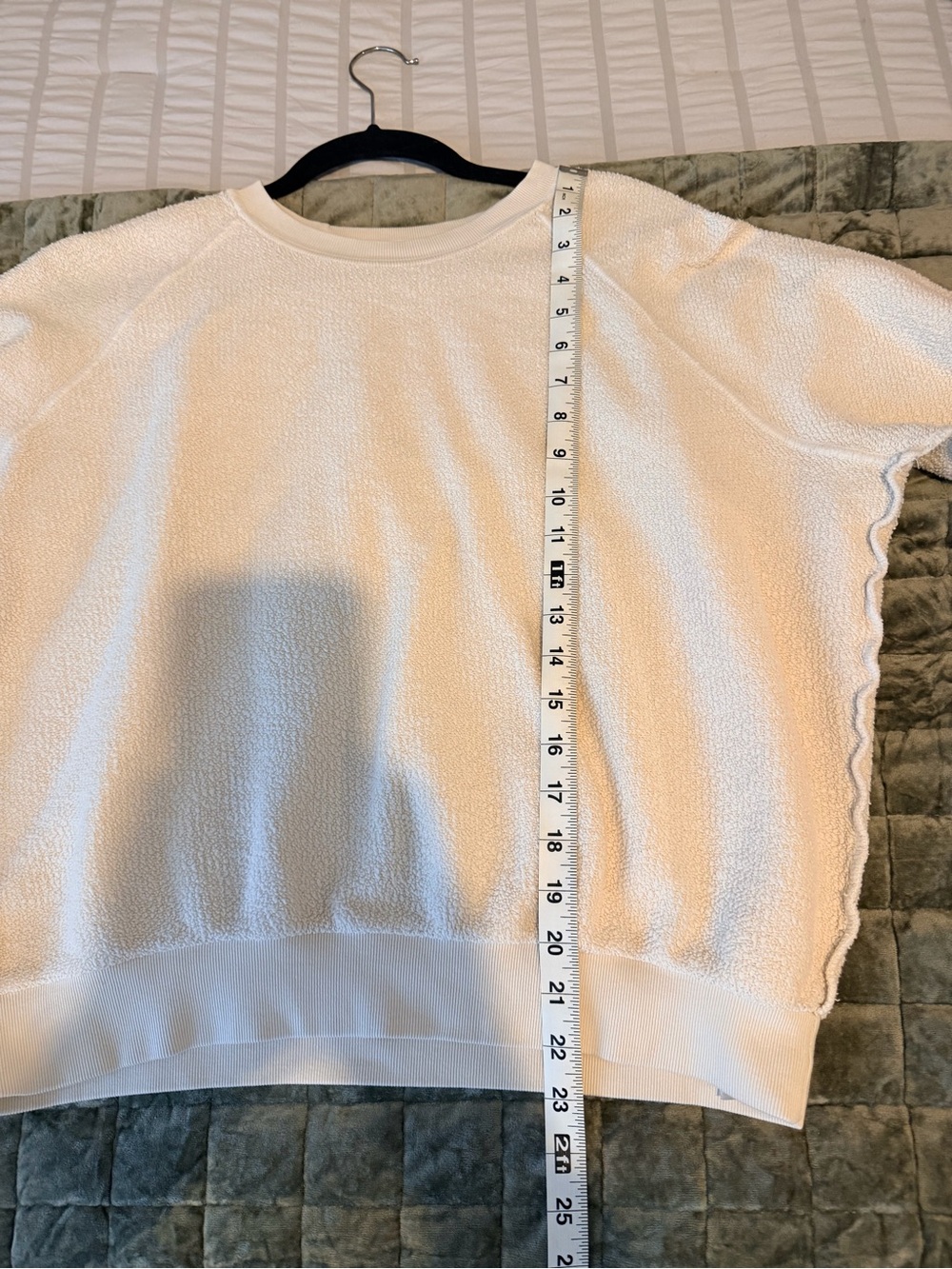 perfectwhitetee Cream Fleece Crewneck Sweatshirt - Picture 7 of 7